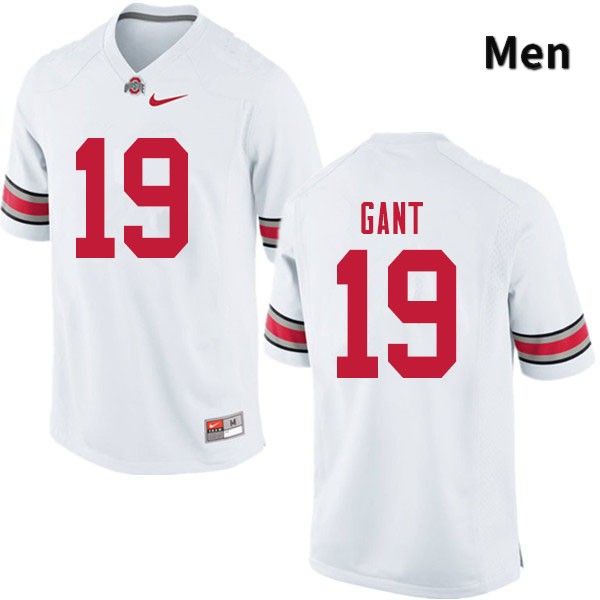 Ohio State Buckeyes Dallas Gant Men's #19 White Authentic Stitched College Football Jersey